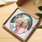 Personalized Grandma Stained Glass Suncatcher, Custom Photo Stained Glass - Image 7