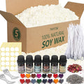 FUHITIM Soy Candle Wax Kit for Candle Making 5 lbs Bag, Premium Natural Soy Wax by FUHITIM