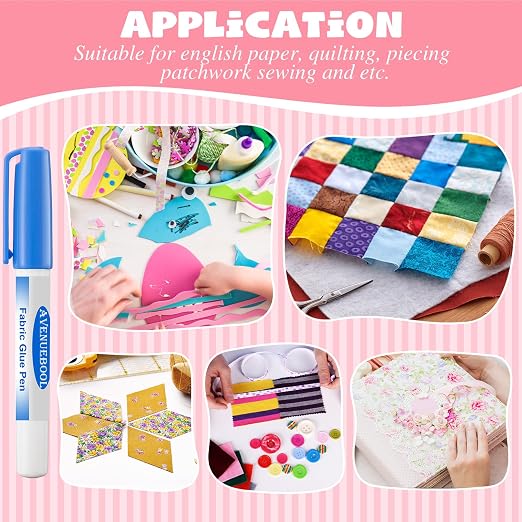 Fabric Glue Pen with Refill, 3 Pack - Image 3