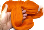 Colored Natural Wool roving Chunky Thick 1 lb. Best Wool - Image 6