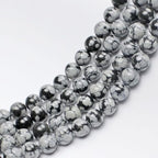 MJDCB Snowflake Obsidian Beads Round Natural Stone Beads - Image 7