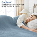 Guohaoi Knitted Weighted Blanket - Image 2
