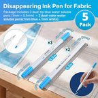 Avenuebool Fabric Markers for Sewing, Water Soluble Fabric Marker, Disappearing - Image 2