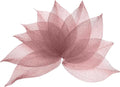 uxcell 100 Pcs Dark Pink Skeleton Leaves by uxcell