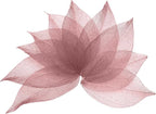 uxcell 100 Pcs Dark Pink Skeleton Leaves by uxcell