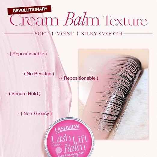 LASHVIEW Lash Lift Glue Balm, Faint Fragrance Lash Glue Wax - Image 3