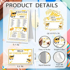 What's Your Cheese Name Game Cards, Birthday Game Supplies, 1 Cheese Name Game - Image 2