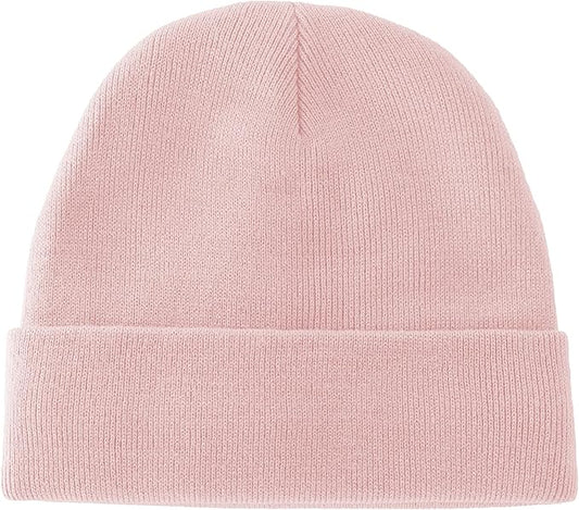 ROYBENS 100% Cotton Baby Beanie Cute Toddler Winter Hat Boys Girls Kids Soft Warm Knit Cuffed Caps Beanies for 0-8 Years