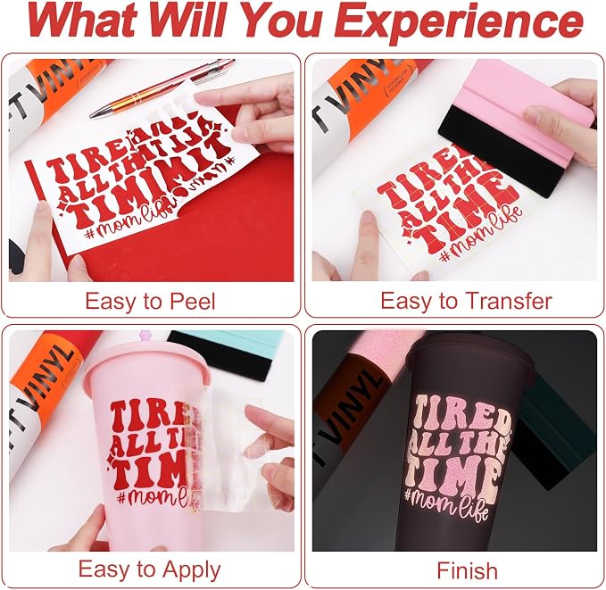 WRAPXPERT Reflective Vinyl Permanent Red, Reflective Permanent Vinyl - Image 2