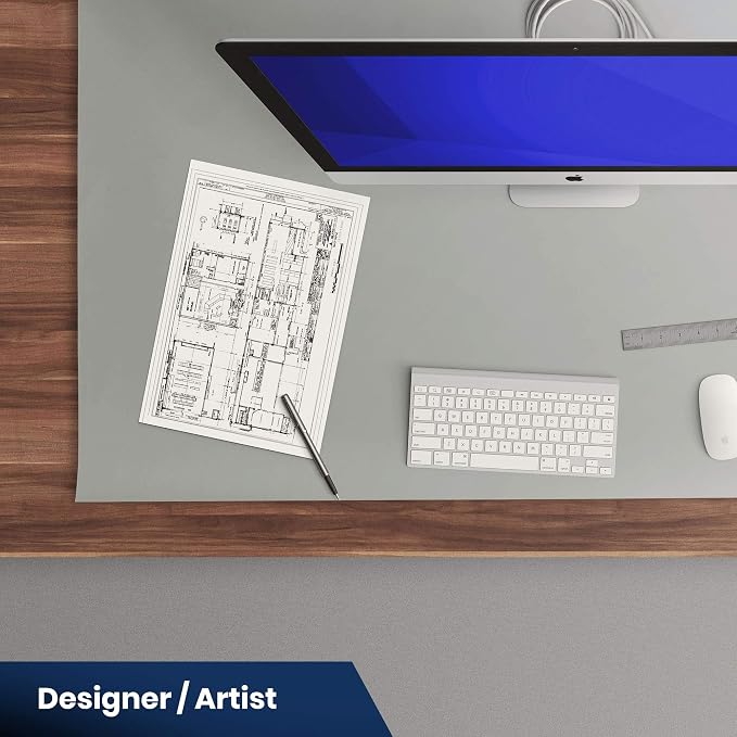 Pacific Arc Vinyl Board Cover. Self Healing and Stain Resistant Gray/White Sheet - Image 9