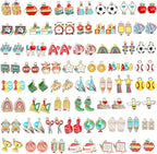 SANNIX 110 Pieces School Themed Charms Bulk, Teacher Jewelry DIY Craft Supplies - Image 8