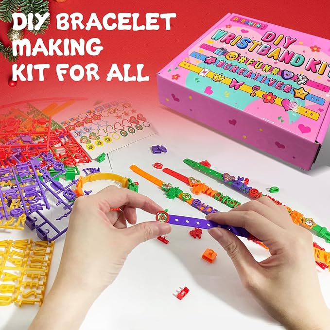 Art & Craft Kits for Kids, DIY Friendship Bracelet Making Kit for Girls - Image 5