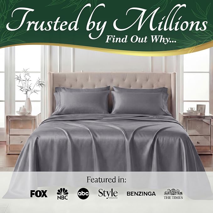 DECOLURE 100% Viscose Derived from Bamboo Sheets Full Size - Image 5