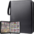 Portable 9-Pocket Trading Card Binder, Holds 1080 Cards by Unknown
