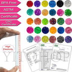 YITOHOP 12080+ Loom Bands Set, Rubber Bands - Image 3