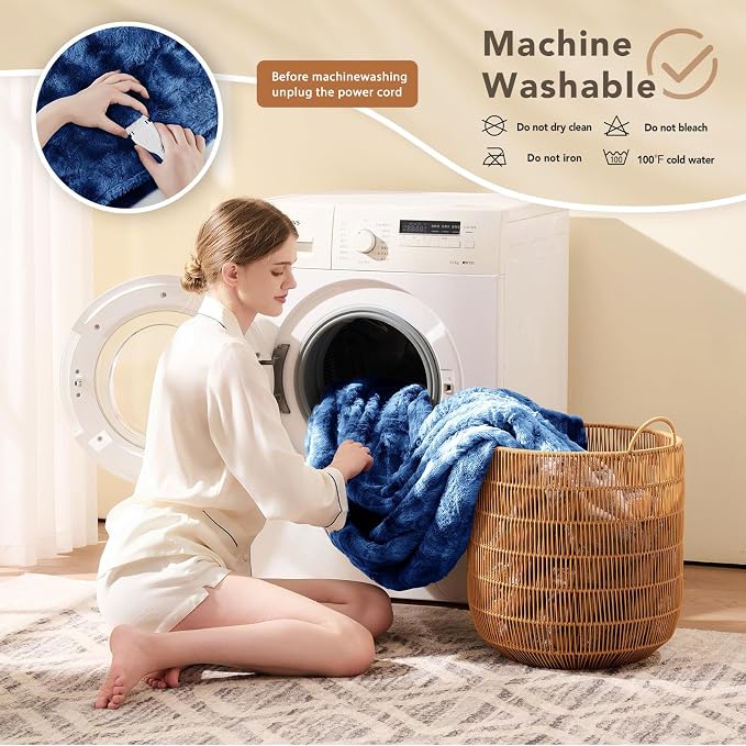 Homemate Electric Heated Blanket Twin Size - Image 7