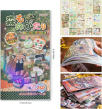 Girl's Japanese Retro Sticker Book, 700+ Kawaii Old Showa Style Embroidered - Image 2