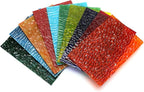 Lanyani Variety Textured Stained Glass Sheets Pack, 4 x 6 inch Large Cathedral - Image 3