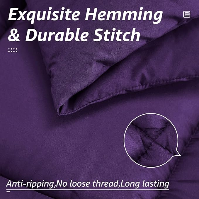 HYLEORY All Season Twin Size Bed Comforter - Image 4