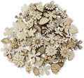 100 Pcs Unfinished Wooden Cutouts by Unknown