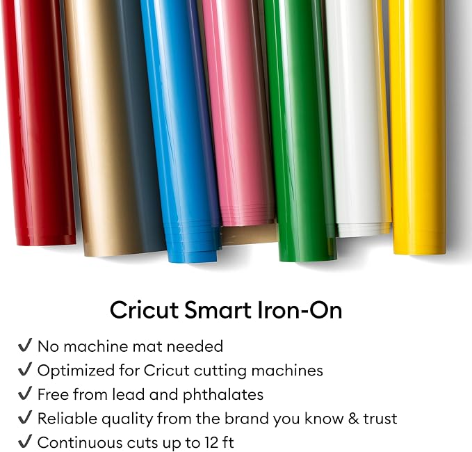 Cricut Smart Iron On for Joy Xtra Machine, Bright Teal | HTV Heat Transfer Vinyl - Image 8