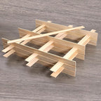 Wood Strips 1/8"x 1" x 17.5", Unfinished Flat Lumber Pine Pieces - Image 2