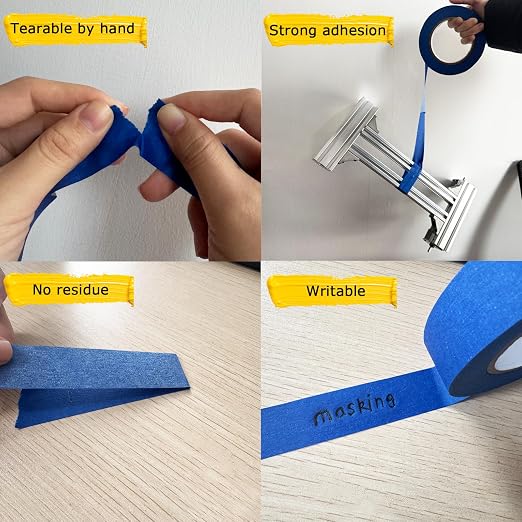 SmaringRobot Blue Masking Tape, Painters Tape, Painting Tape, Original - Image 4