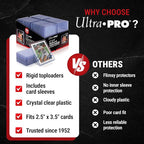 Ultra Pro Toploaders and Card Sleeves Bundle – 3" x 4" Clear Regular Toploaders - Image 6