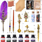 Aifeiter Feather Pen Ink Set, Wax Seal Stamp, Feather Calligraphy Pen, Birthday - Image 8