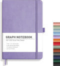 RETTACY Graph Grid Paper Notebook, 192 Pages, A5 Size | 5 Squares per Inch by RETTACY