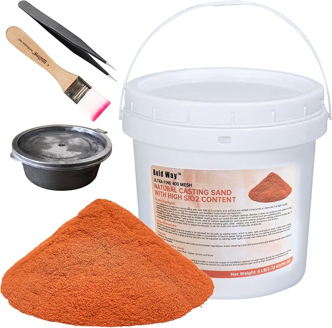 6LBs Natural Casting Sand Ultra-Fine（400Mesh） by Unknown