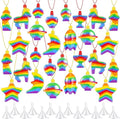 Uiifan 100 Pcs Sand Art Bottle Necklaces Bulk Sand Art Craft Kits by Uiifan