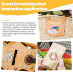 TECKWRAP Laminating Sheets Clear Laminate Sheets Sticker Paper - Image 5