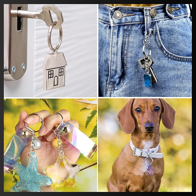 Teenitor Key Chain Rings Keychain Rings, Keyring 25mm - Image 7