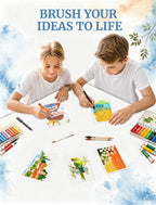 168 Sheets 5x7 Watercolor Paper Bulk, Cold Press Watercolor Paper 5x7, 110 - Image 9