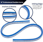 Pacific Arc Flexible Curve Graduated 16 Inch Ruler - Image 3