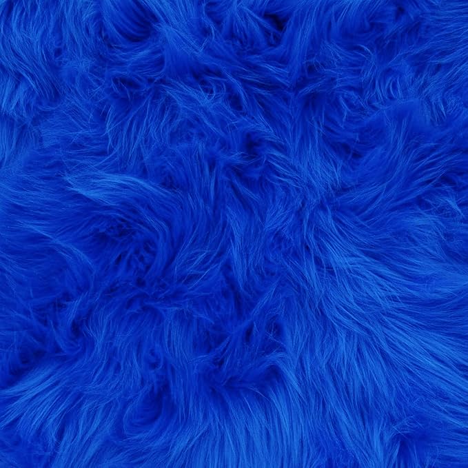 Faux Fake Fur Long Pile Luxury Shaggy/Craft, Decorations / 60" Wide/Sold by The by FabricEmpire