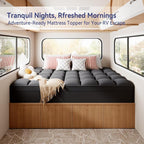 ELEMUSE RV Short Queen Grey Mattress Topper - Image 2