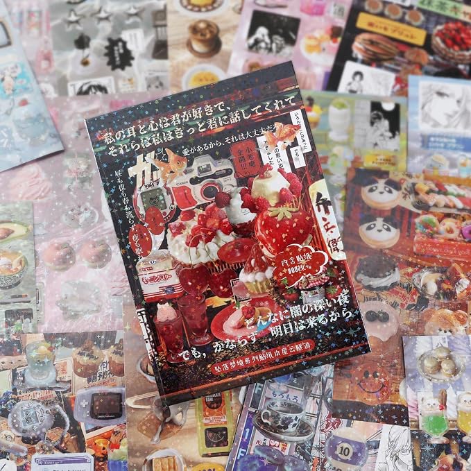 Tmtains 45 Sheets Japanese Manga Style Sticker Book 800+Pcs Heisei Retro - Image 2