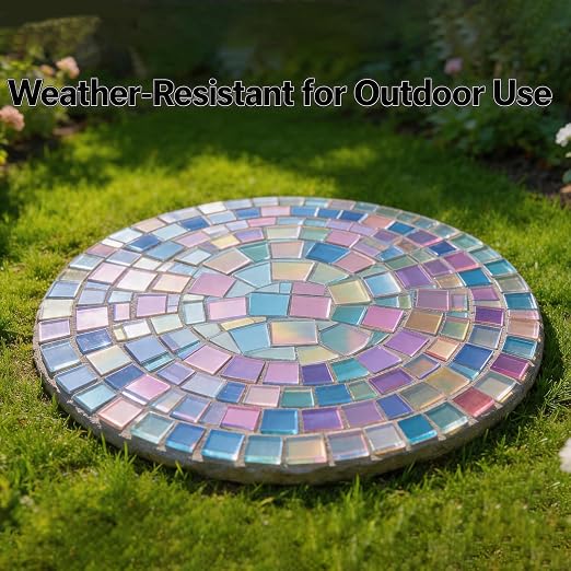 Iridescent Acrylic Squares, Rainbow Acrylic Sheets, Mosaic Art, Resin Jewelry - Image 5