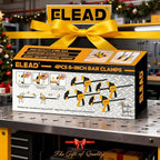 6" Mini Bar Clamps for Woodworking, 4-Piece One-Handed F Clamp/Spreader - Image 9
