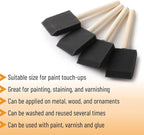 Bates- Foam Paint Brushes 2 Inch, 50 Pack - Image 4