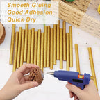 Manarty Glitter Gold Hot Glue Stick, Adhesive EVA Glue Sticks Standard - Image 4