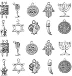 DanLingJewelry 100Pcs 10 Styles Tibetan Religion DIY Bracelet & Necklace Making by DanLingJewelry
