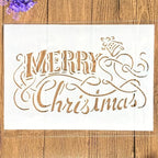 TIAMECH A4 Reusable Merry Christmas Stencil by TIAMECH