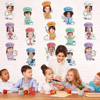 60pcs Nurse Theme DIY Cutouts Healthcare Bulletin Board Decorations Set Doctor - Image 5