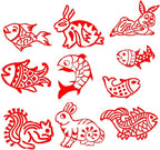 Royal Kraft Animal Wooden Printing Stamps - Image 2