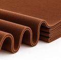 Warm Brown Large Felt Fabric 36" x 36", 1.4 mm Soft Felt Sheet, Nonwoven Fabric by ZANEXIR