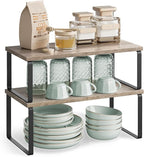 SONGMICS Cabinet Organizer Shelf, Kitchen Storage, Spice Rack, Expandable - Image 8
