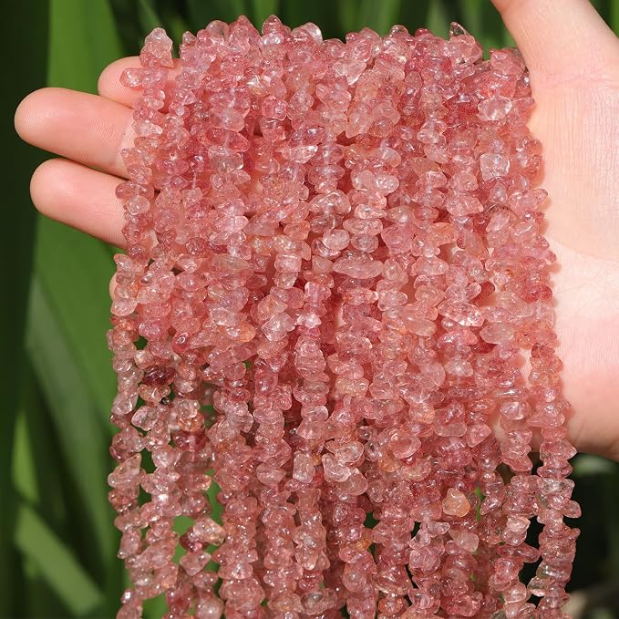 400pcs Natural Chip Stone Beads - Image 5